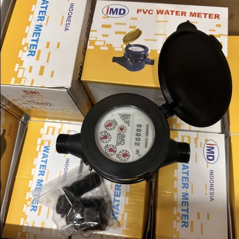 Meteran air PDAM plastik, meteran air pvc, Meteran PAM plastik, Meteran PDAM SNI