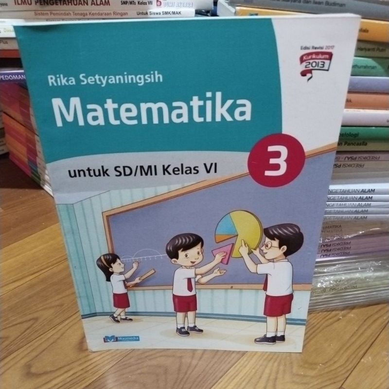 buku matematika SD MI kelas VI-6 Masmedia