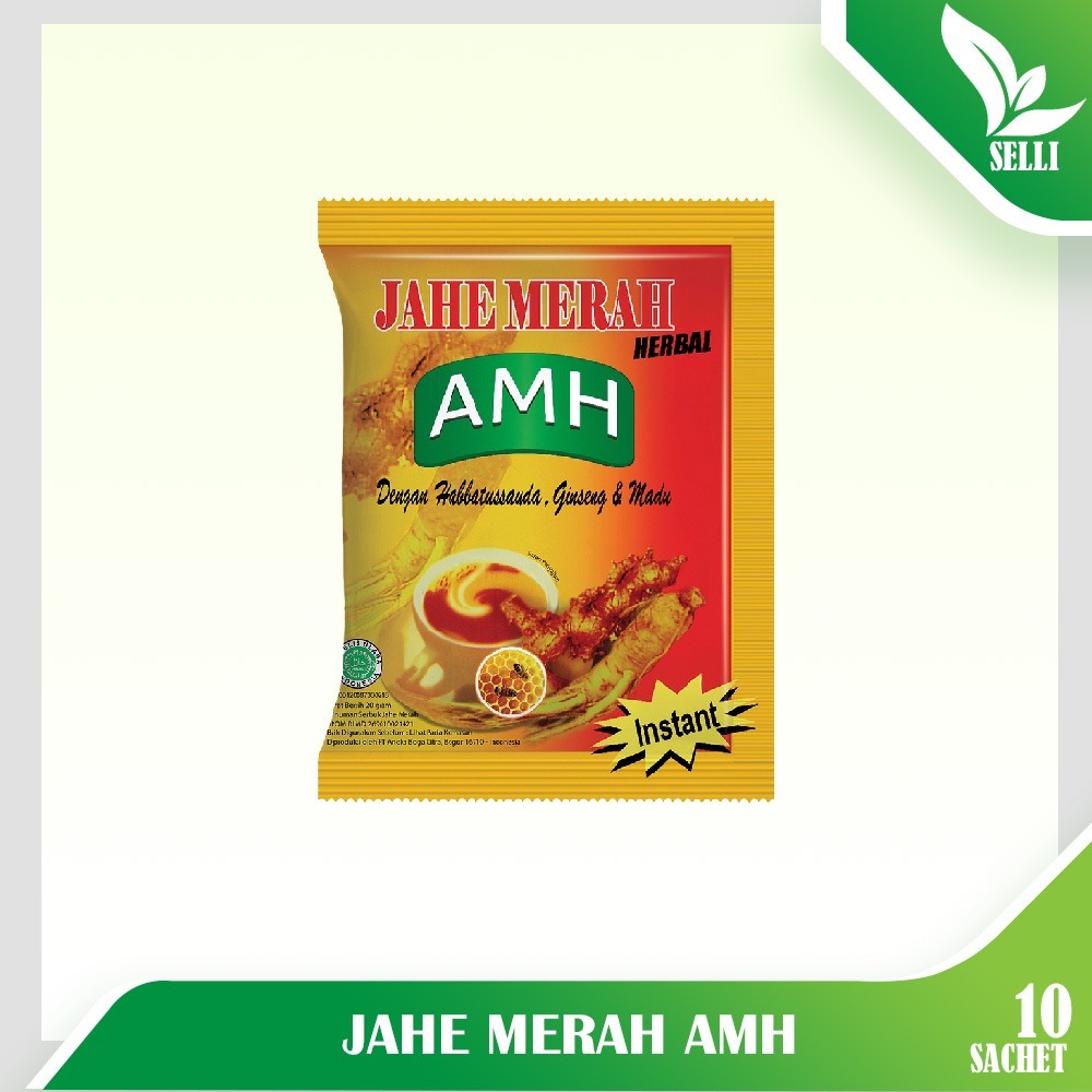 

Jahe Amanah Super Kuning AMH Menjaga Kebugaran Tubuh 10 sachet.