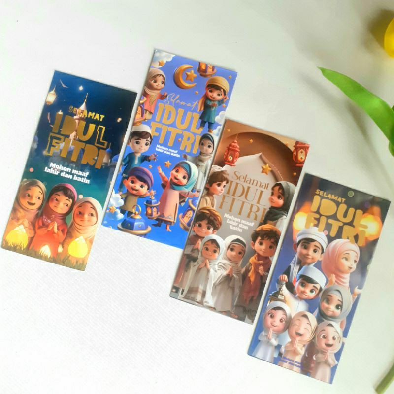 

(4 pcs) AMPLOP LEBARAN PANJANG UANG TIDAK DILIPAT / AMPLOP LEBARAN BESAR