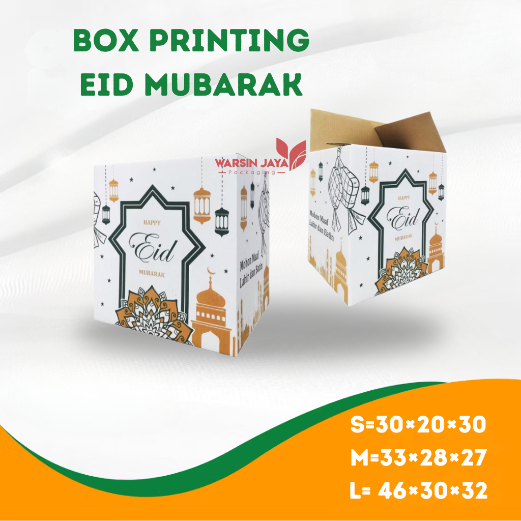 

Box Printing Eid Mubarak (dus lebaran) /pcs