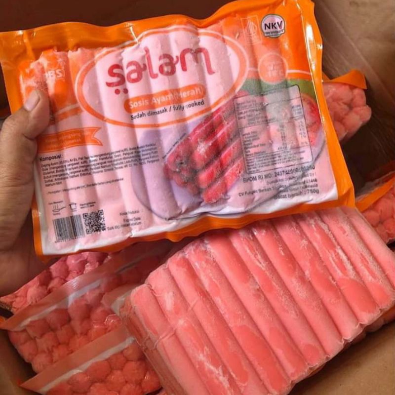 

Sosis salam merah 750gram