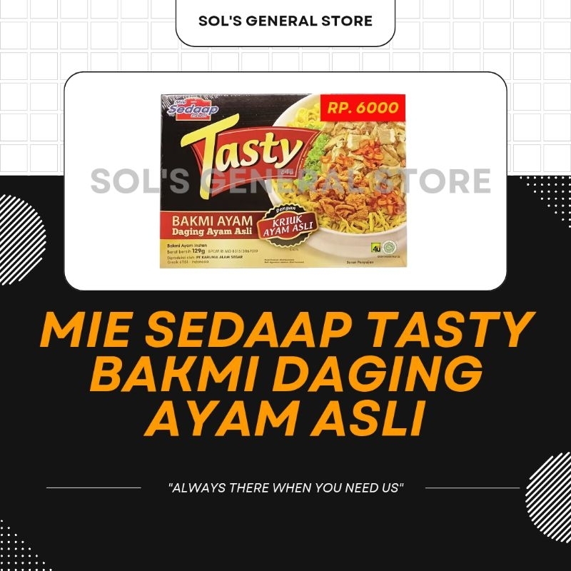 

Mie Sedaap Tasty Bakmi Daging Ayam Asli