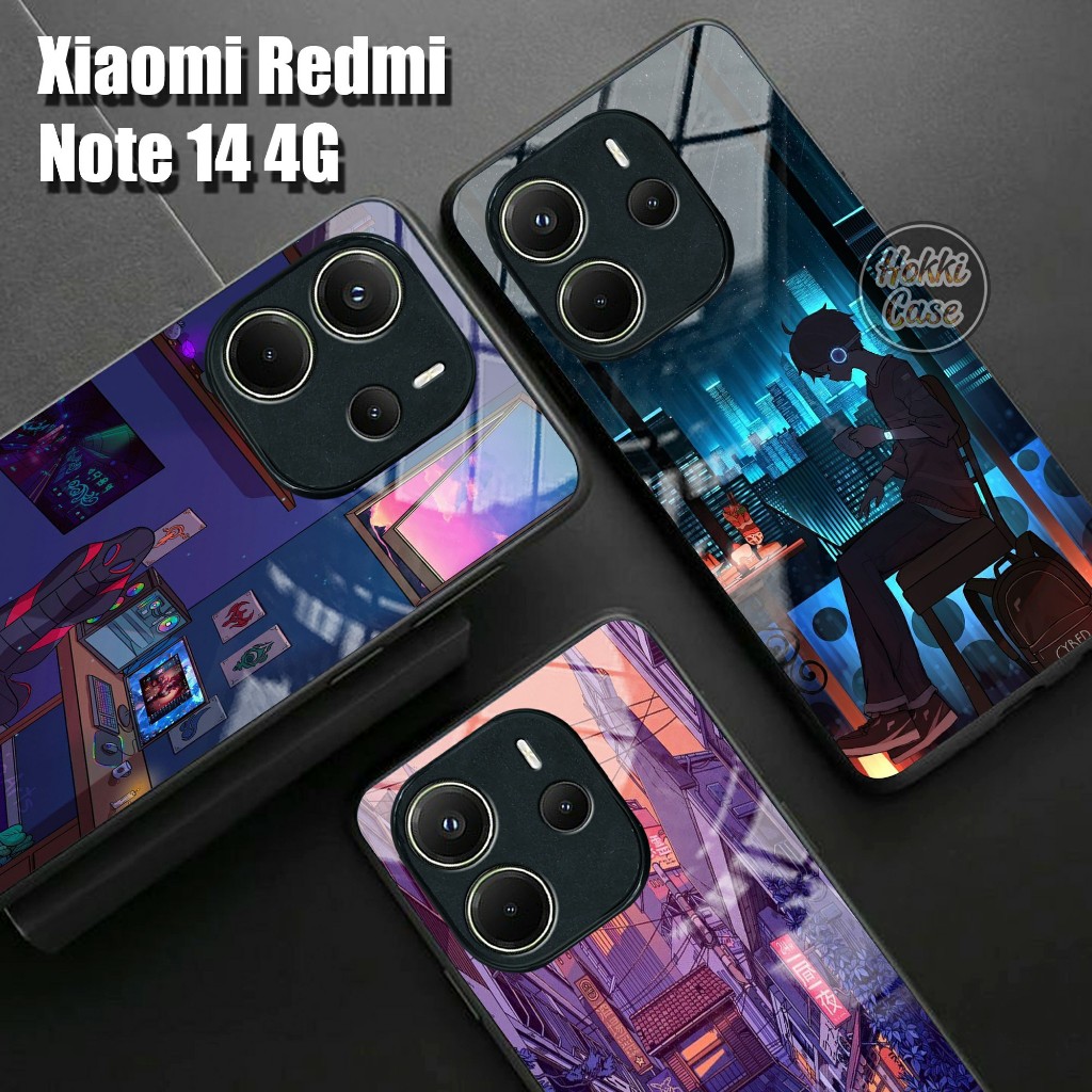 Case Redmi Note 14 4G - Softcase Glass Redmi Note 14 4G - Casing Redmi Note 14 4G - Silikon Redmi No