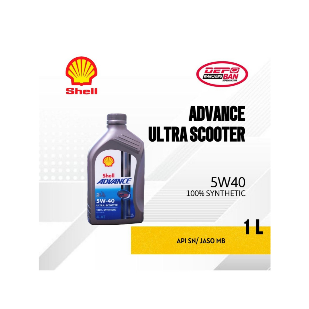 OLI 1L ULTRA SCOOTER 5W40 SHELL