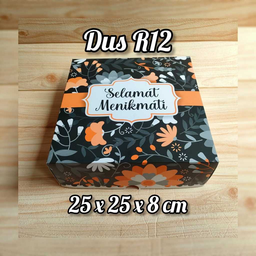 

Dus Kue uk 25 x 25 motif Daisy / Box Makanan Motif R 12 Per PACK
