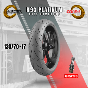 Ban Soft Compound Motor Sport - Supermoto CORSA R93 PLATINUM 130/70 Ring 17 Tubeless