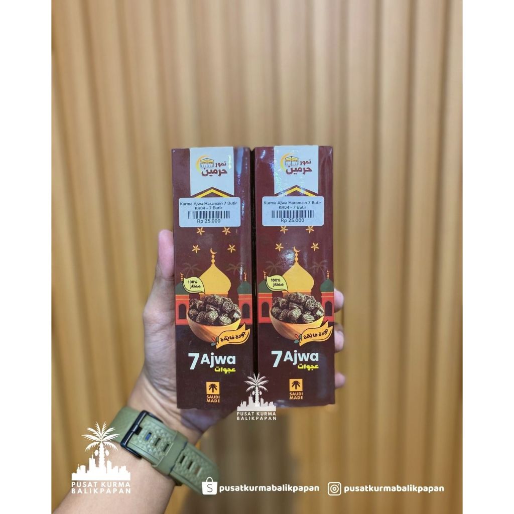 

Kurma Ajwa Haramain 7 Butir