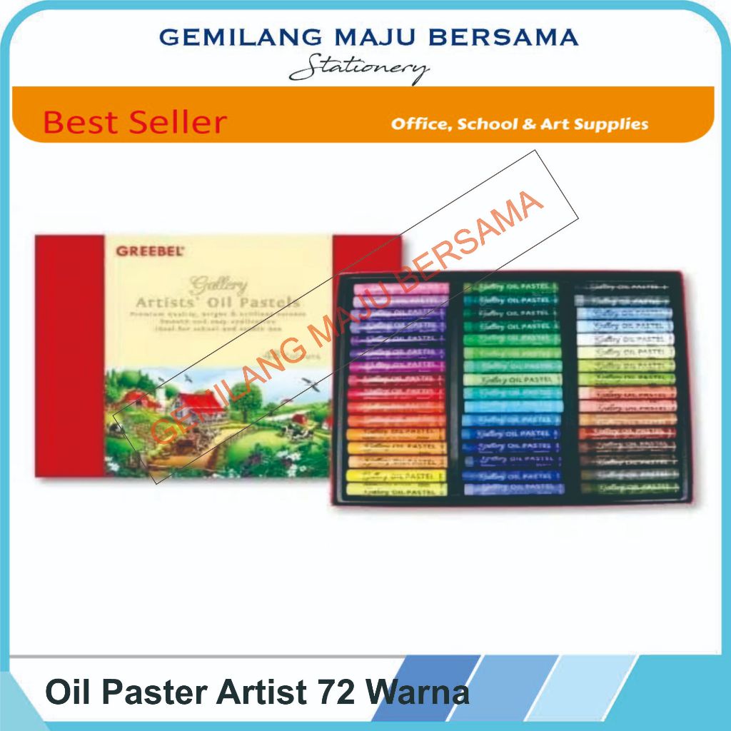 

Greebel Artists' Oil Pastel Artist 72 Warna