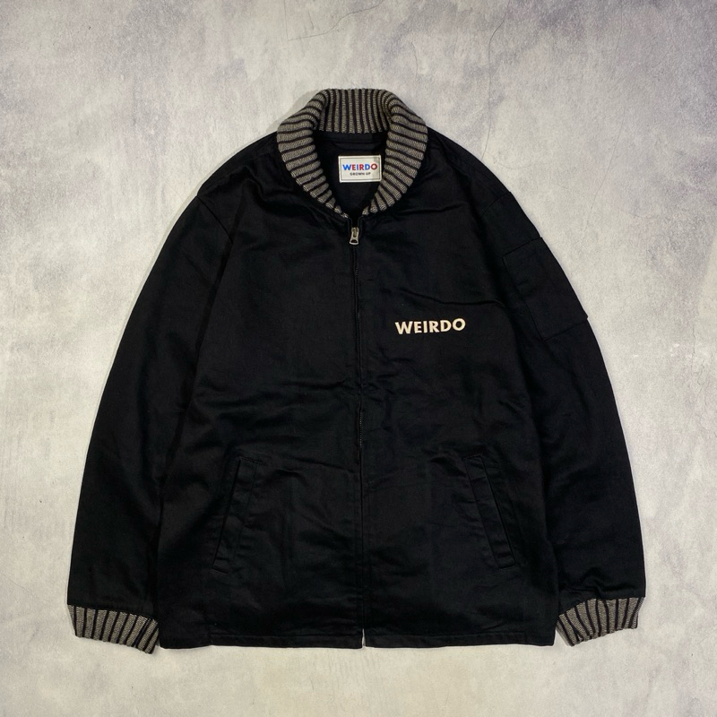 Weirdo Glad Hand Japan Shawl Collar Canvas Jacket Casua Harrington Work Jacket