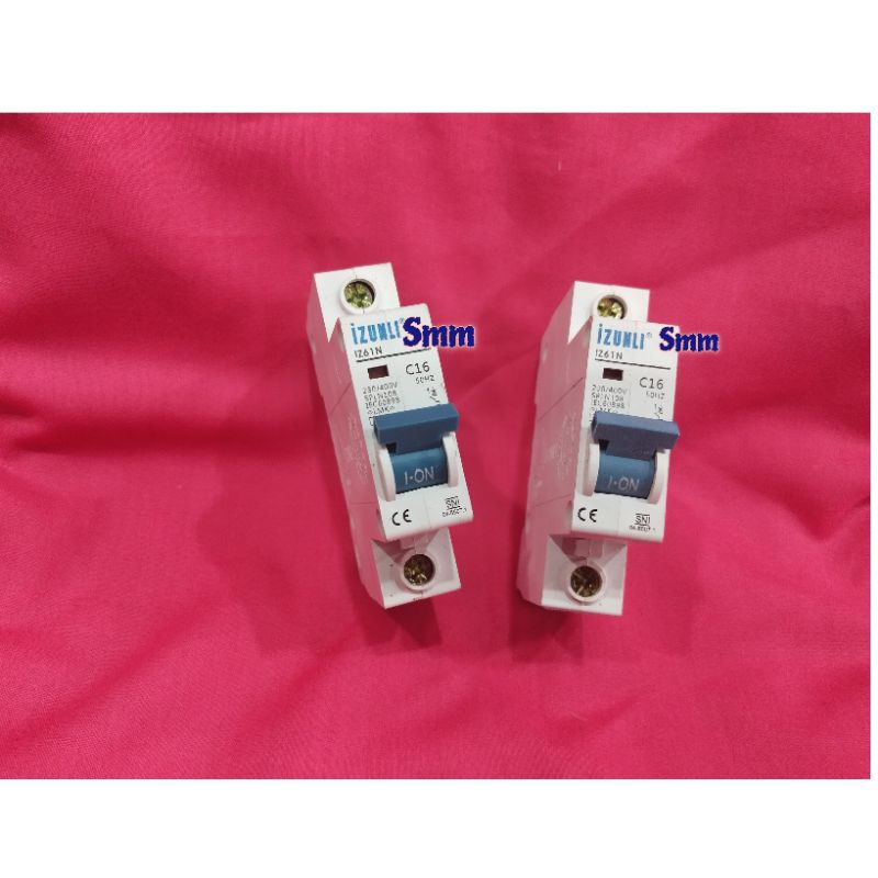 MCB 16 AMPERE IZUNLI ISI 12 PCS