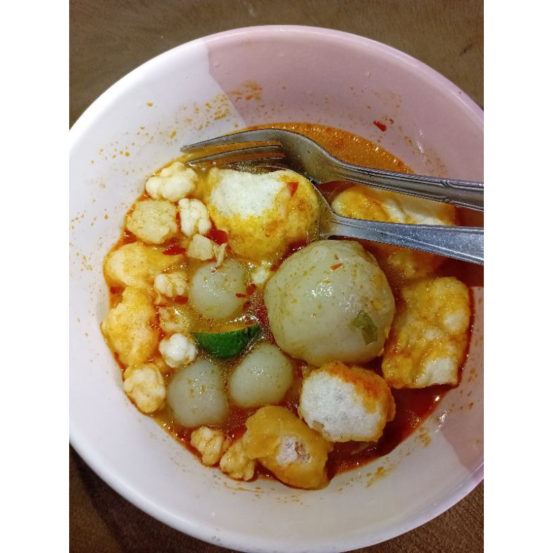 

Baso aci chili oil variant gajih / lemak sapi