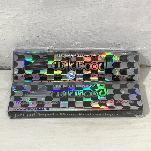 WILWOOD RUJI JARI JARI JERUJI CHROME  MOTOR RING 14 17 MOTOR BEBEK  MERK WILWOOD