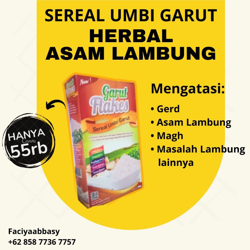 

Garut Flakes Paket Sembuh Asam lambung tanpa kambuh