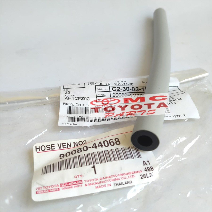 Selang Ventilasi Valve Corolla Great Soluna Corolla All New Original Toyota 90080-44068 Selang PCV V