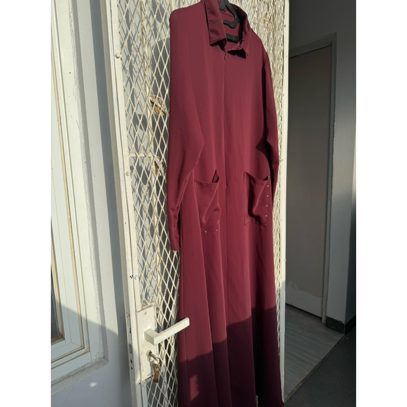 gamis bonavista dark cherry mina