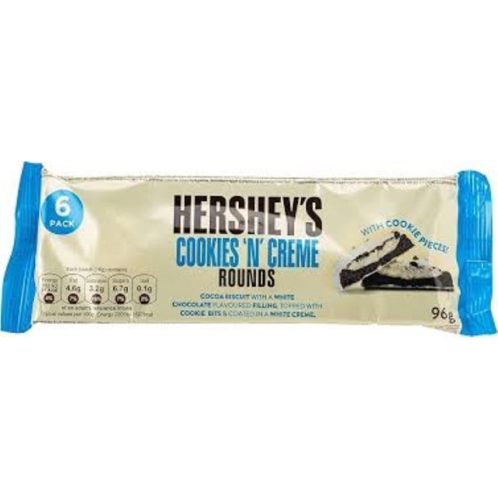 

COKELAT COOKIES [READYSTOCK JAKARTA EXP 2025] Hershey Cookies 'N' Creme Rounds, 96g | READYSTOCK SIAP KIRIM | Produk Import Jastip Coklat Cokelat Coklat Original Malaysia Oleh-Oleh Jastip Malaysia Trusted Ready Stock Readystock 1