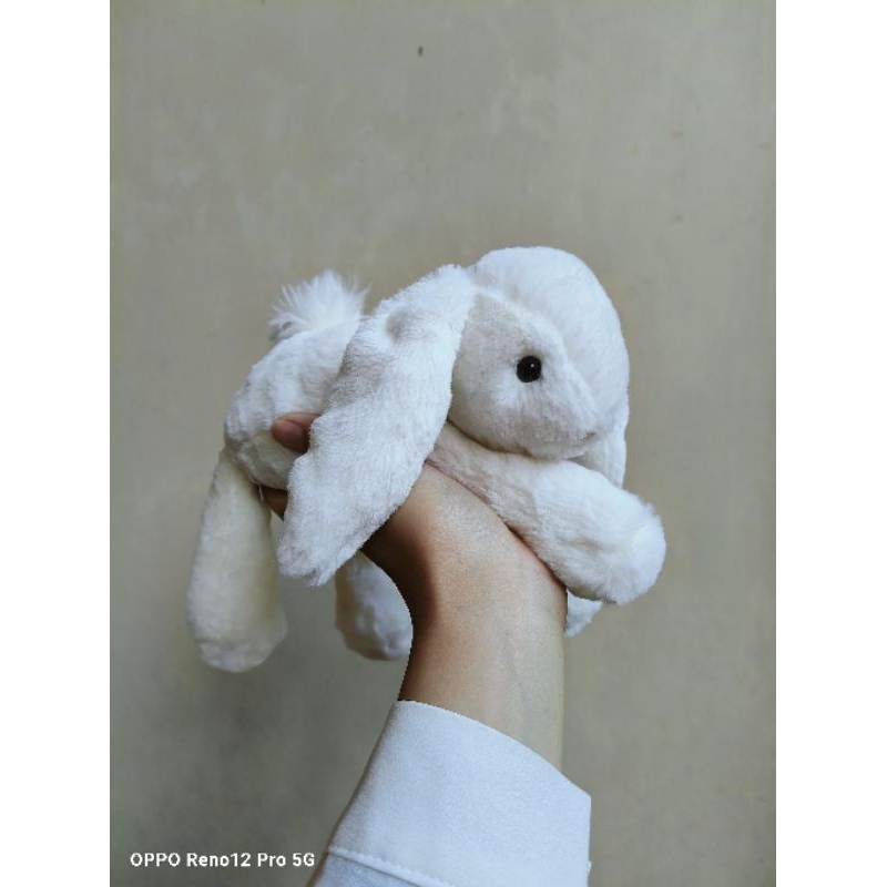 Jellycat Smudge White Bunny (Small)
