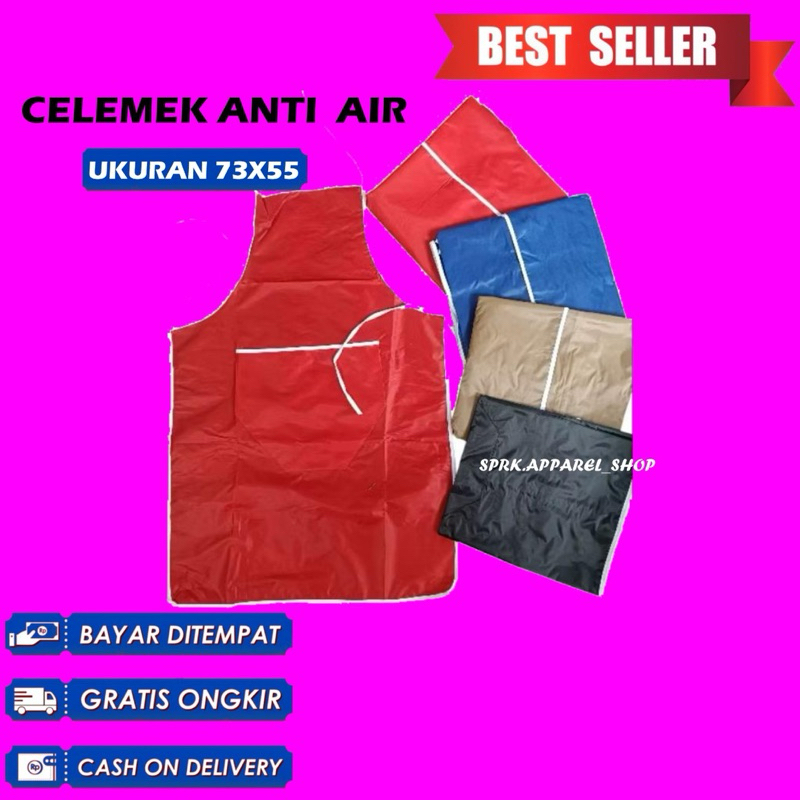 celemek masak polos kain
