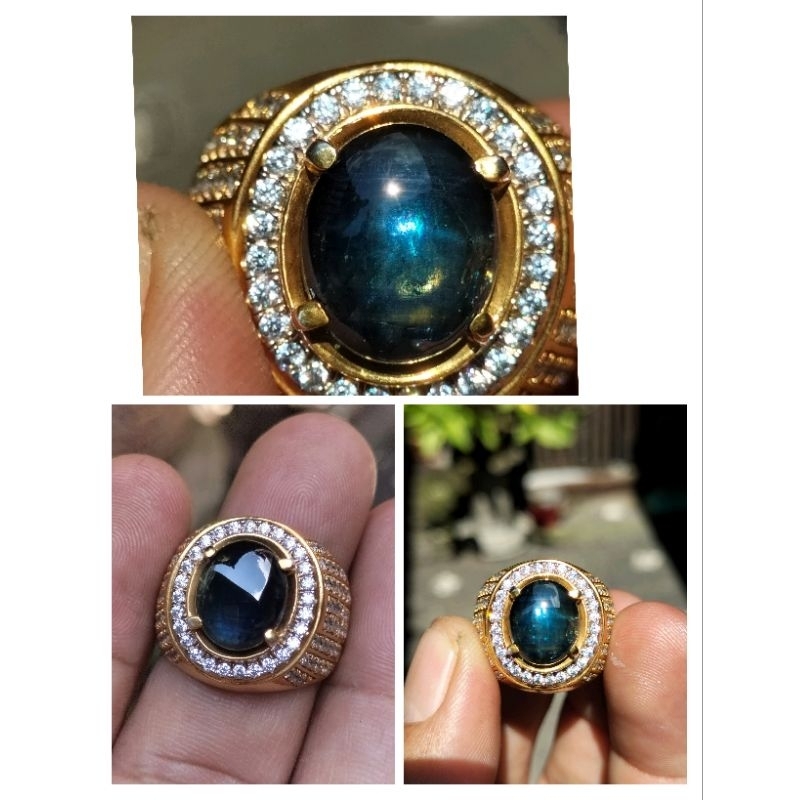 blus star sapphire Thailand full kristal