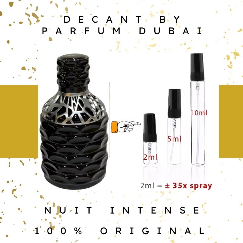 Decant Parfum Burgundy Nuit Intense Extrait de Parfum For Unisex