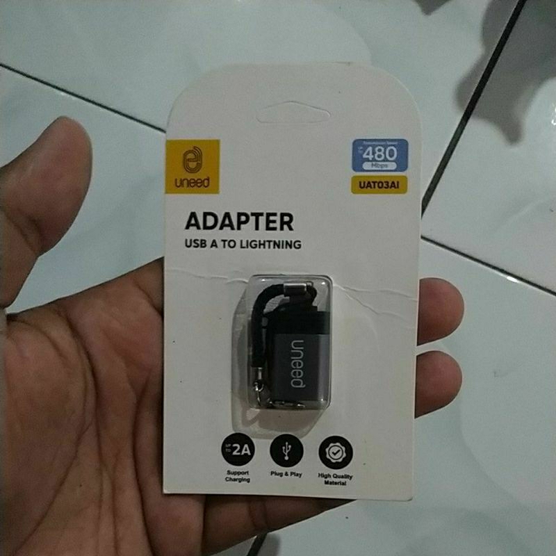 Uneed Adapter Usb A to Lightning