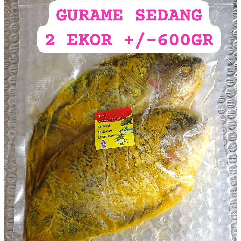 

Ikan Gurame 2 Ekor BESAR dan SEDANG Super Pilihan Marinasi Bumbu Praktis Tinggal Goreng Bakar Pepes Sop Gulai dll Oleh2 Oleh Oleh Hadiah Hantaran