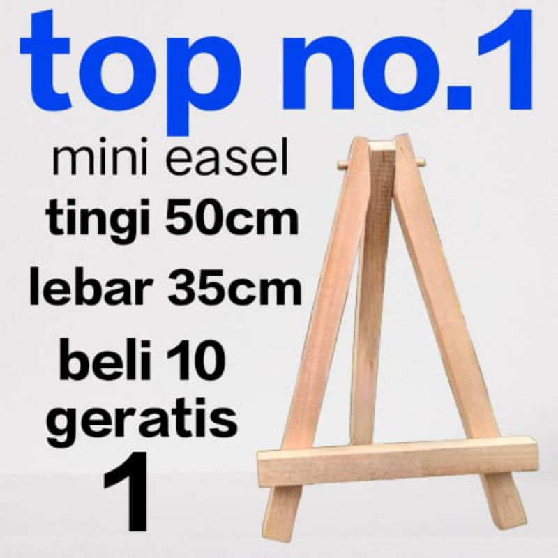 

Mini Easel Kayu Tripod Kayu