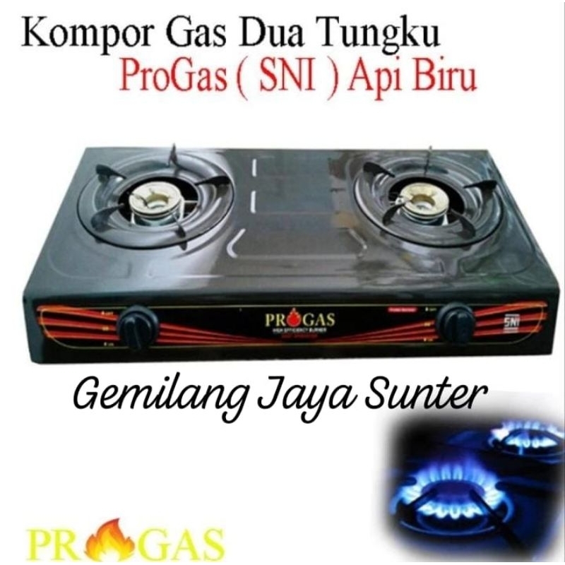Kompor 2 tungku Omicko Stainless