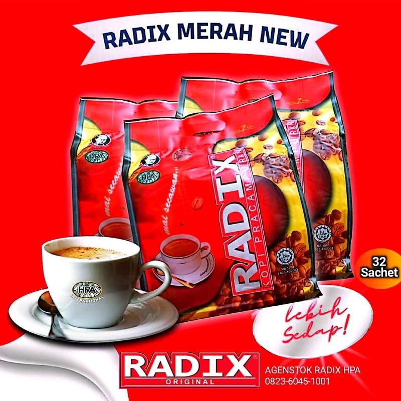 

Kopi Radix Jumbo HPA Isi 32 Sachet