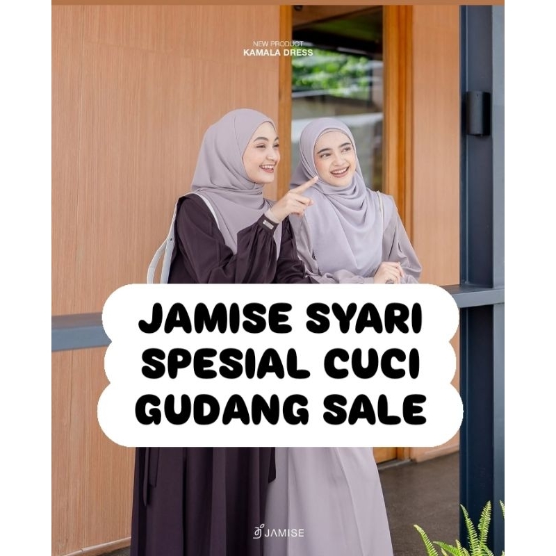 JAMISE SYARI - Dress Jamise Syari Clearance Sale Produk Jamise Gamis Abaya Malay Umroh Haji Wanita