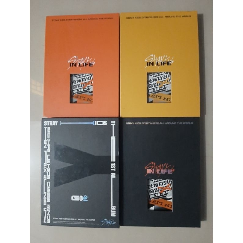 [BACA DESC] ALBUM ONLY STRAY KIDS / album go live limited, in life limited dan standar