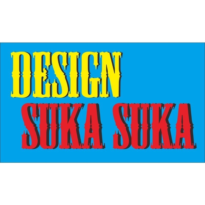 

stiker custom design suka suka recus