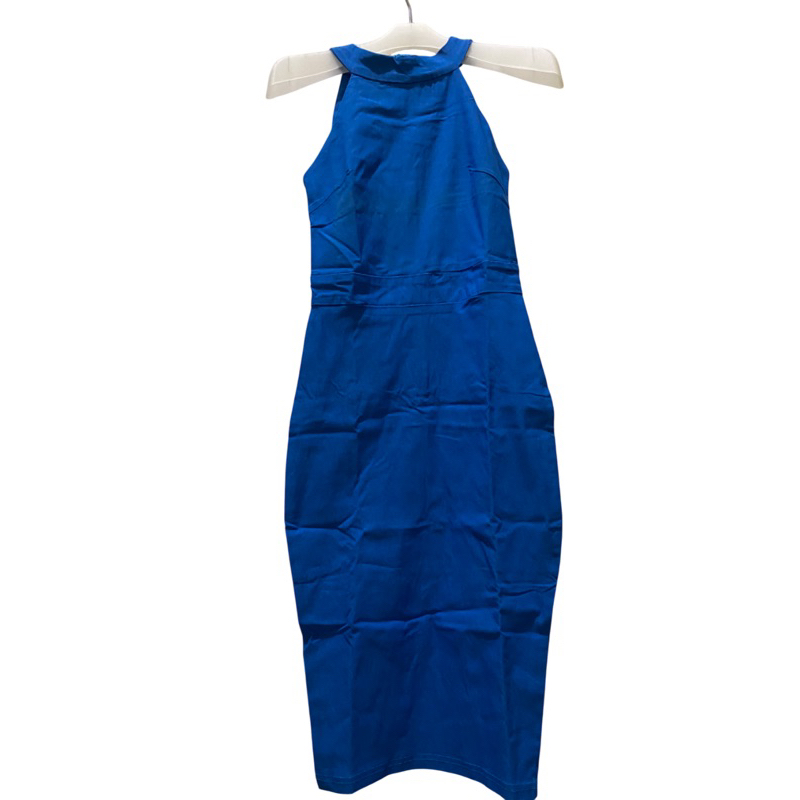 PRELOVED DRESS BIRU ELEKTRIK