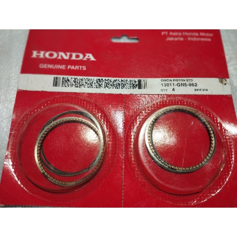 13011 gn5 962 STD original ahm Astra Honda motor ring nos stok lama per pir ring only seker seher pi