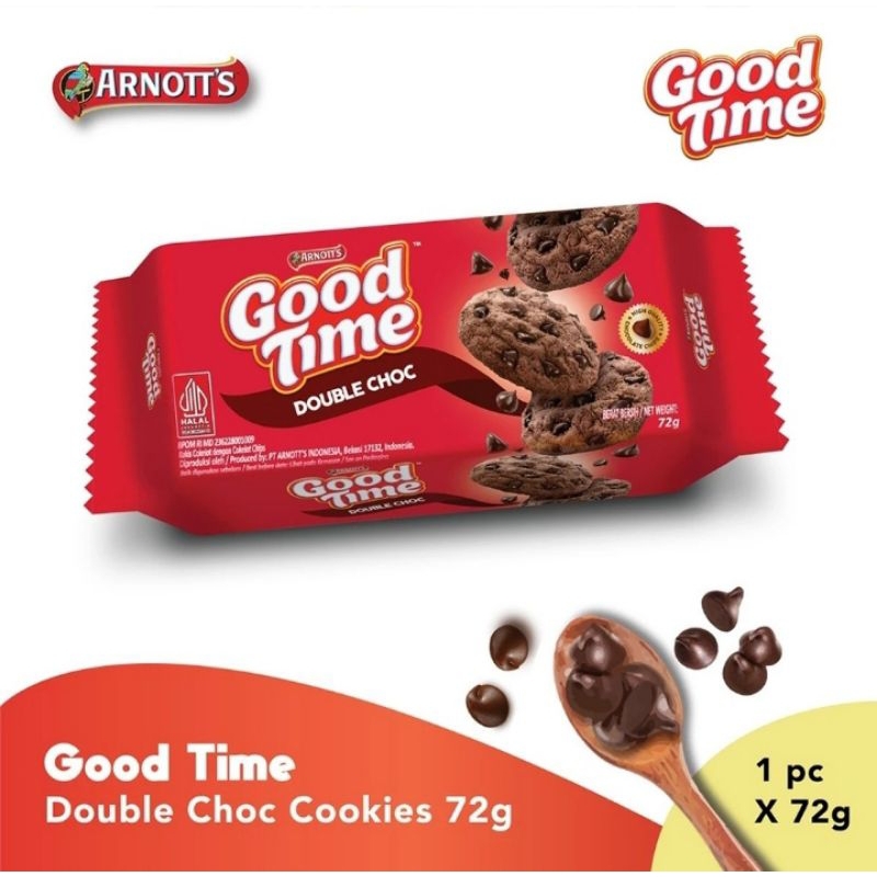 

GOOD TIME CHOCO COOKIES 72G (ED DES 2025)