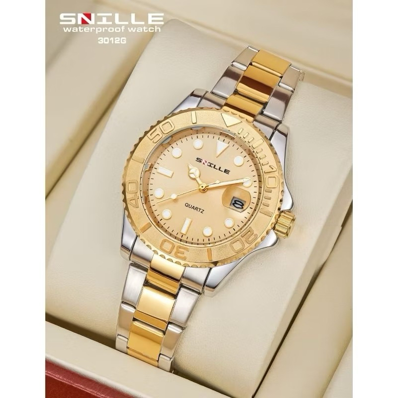 SNILLE Yacht Master N3012 luminous Jam  tangan fashion wanita sport