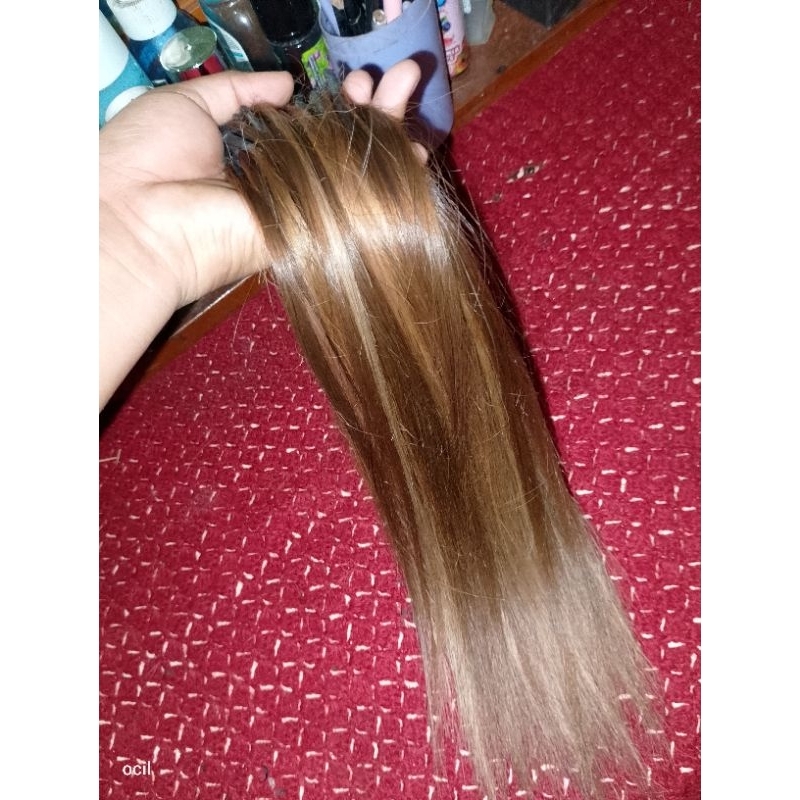 preloved hair extension 40cm-45cm