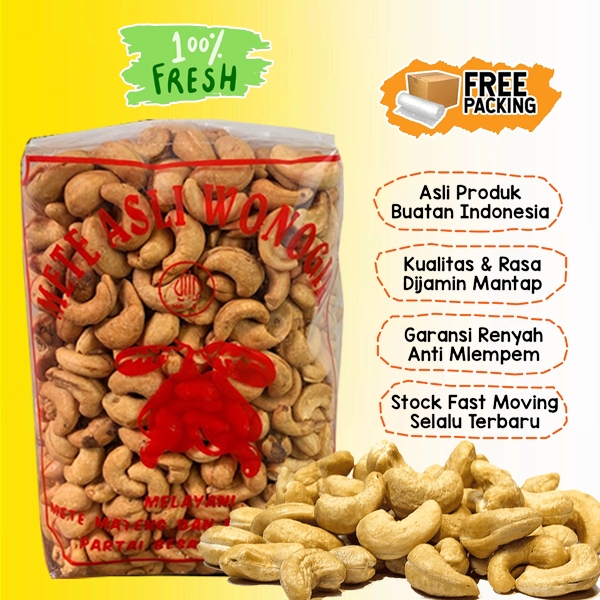 

PROMO Kacang Mete Matang Almond Panggang Kupas Pistachio Mede Oven Pedas Manis Mente Wonogiri