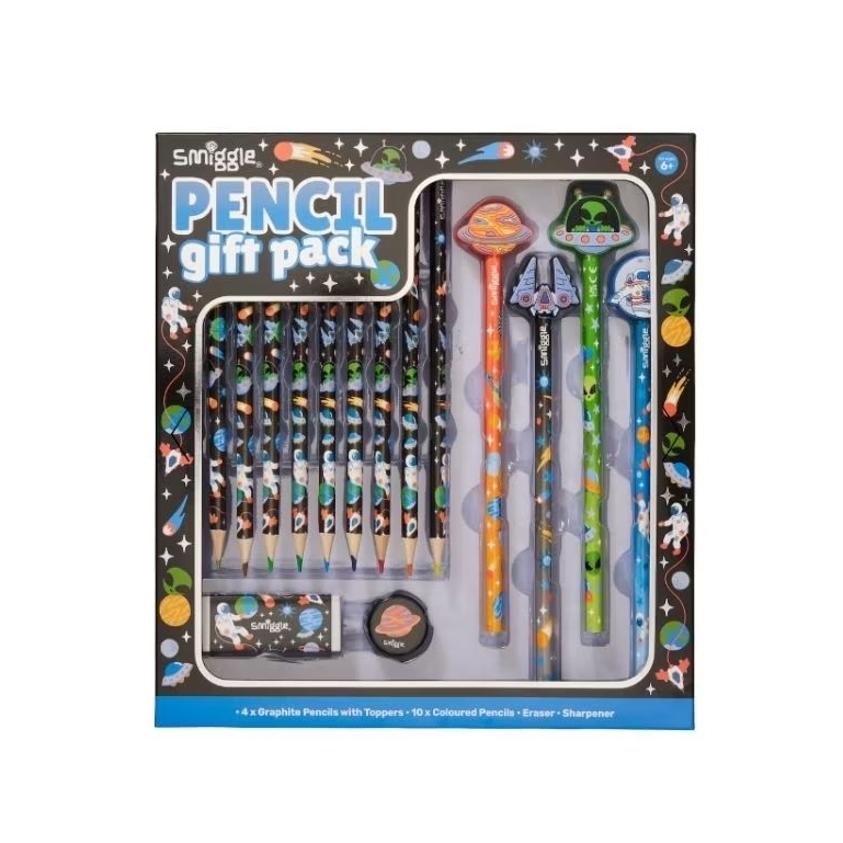 

(ORIGINAL) Smiggle Pencils Gift Pack / Set Pensil Smiggle - Astronout