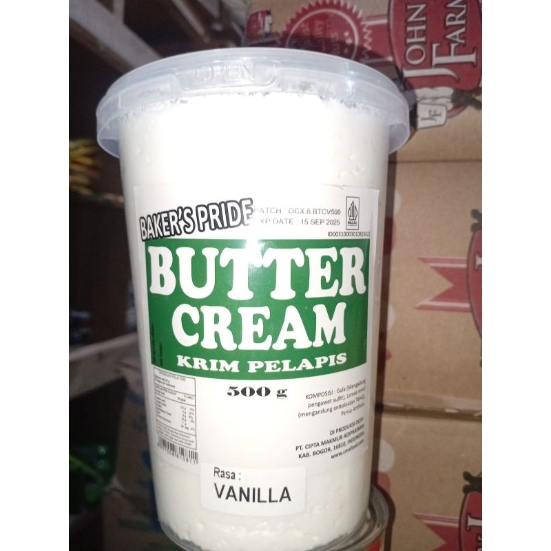 

Butter Cream Baker's Pride 500g