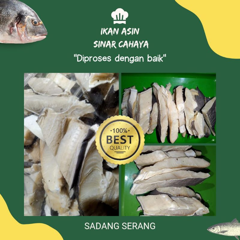 

Ikan asin cucut kulit 1kg /500g/250gr/100g super Grade A vip 1