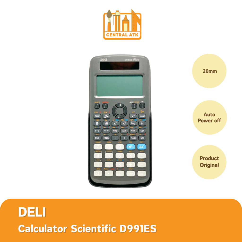 

DELI CALCULATOR l KALKULATOR SCIENTIFIC ED991ES BLACK