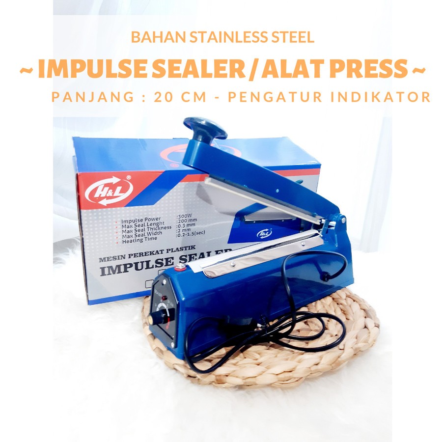 Alat Pres Aluminium Foil Pres Plastik Plastic Kemasan  Mesin Sealler
