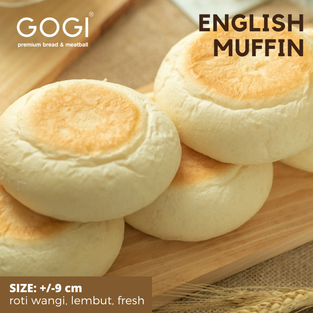 

English Muffin isi 5 Pcs Roti English Muffin Bread Bun English Muffin