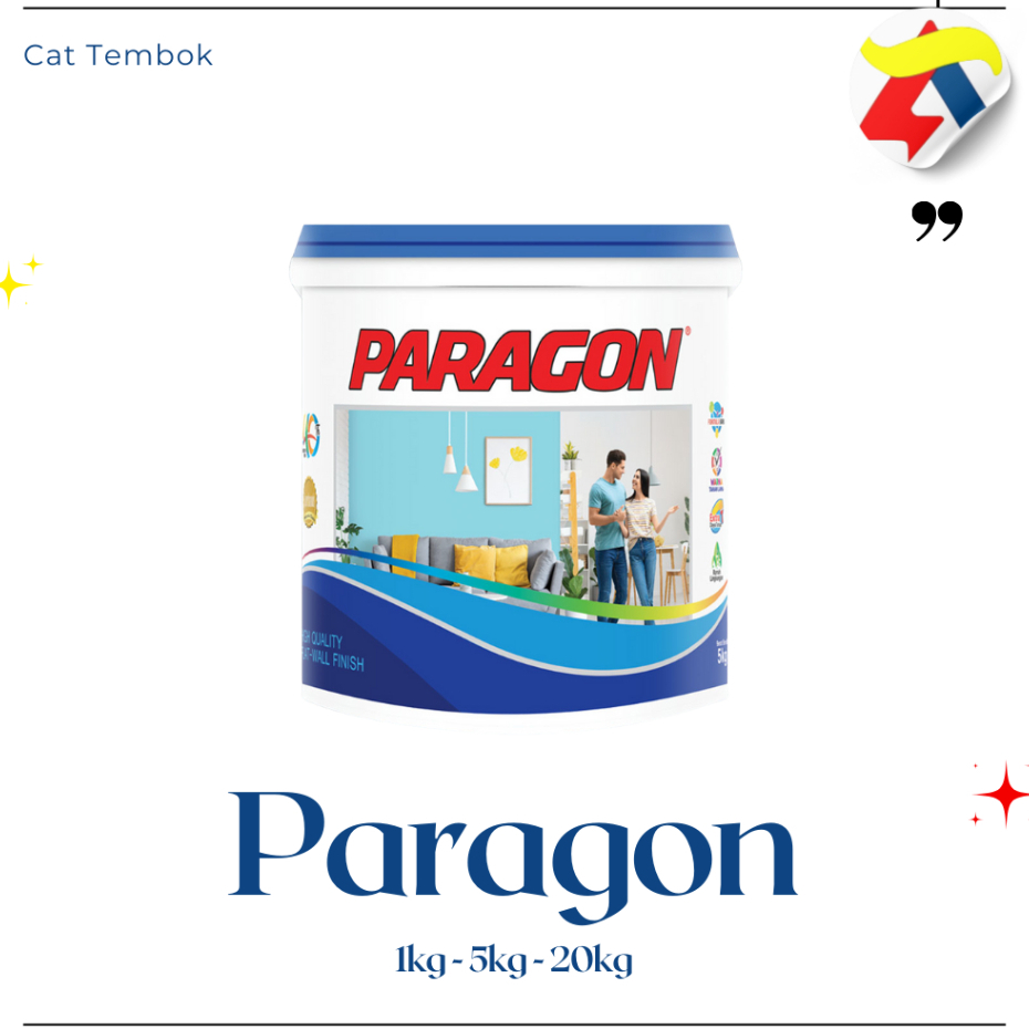 CAT PARAGON 1KG 5KG - CAT TEMBOK CAT DASAR