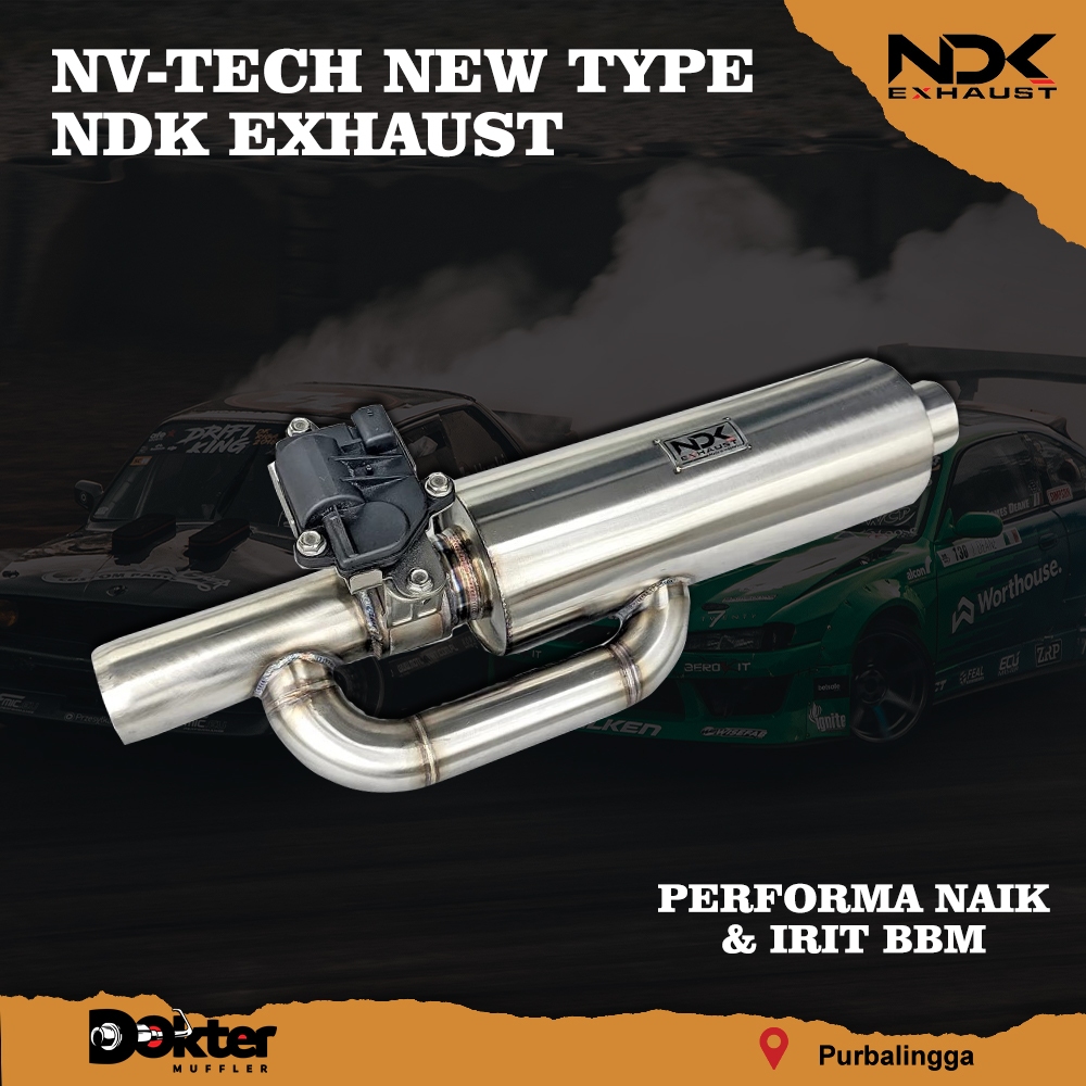 KNALPOT MOBIL RACING VALVETRONIC NDK EXHAUST