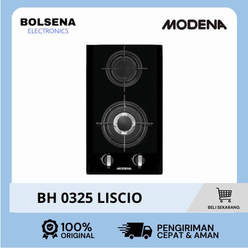 Modena BH 0325 LISCIO Kompor Gas Tanam 30cm 2 tungku