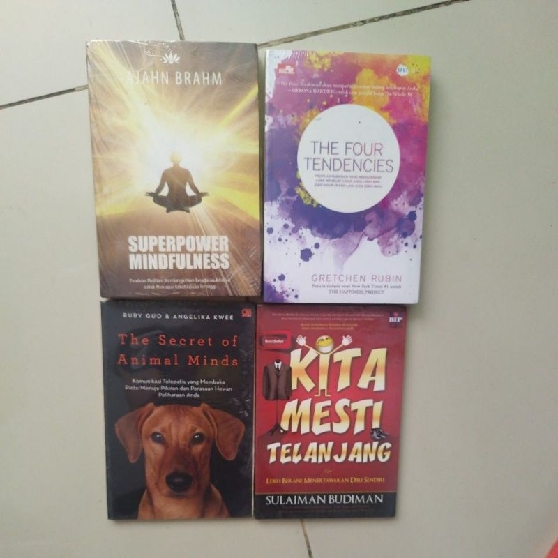 SATUAN superpower mindfulness, The Four Tendencies, the secret of animal minds, kita mesti telanjang