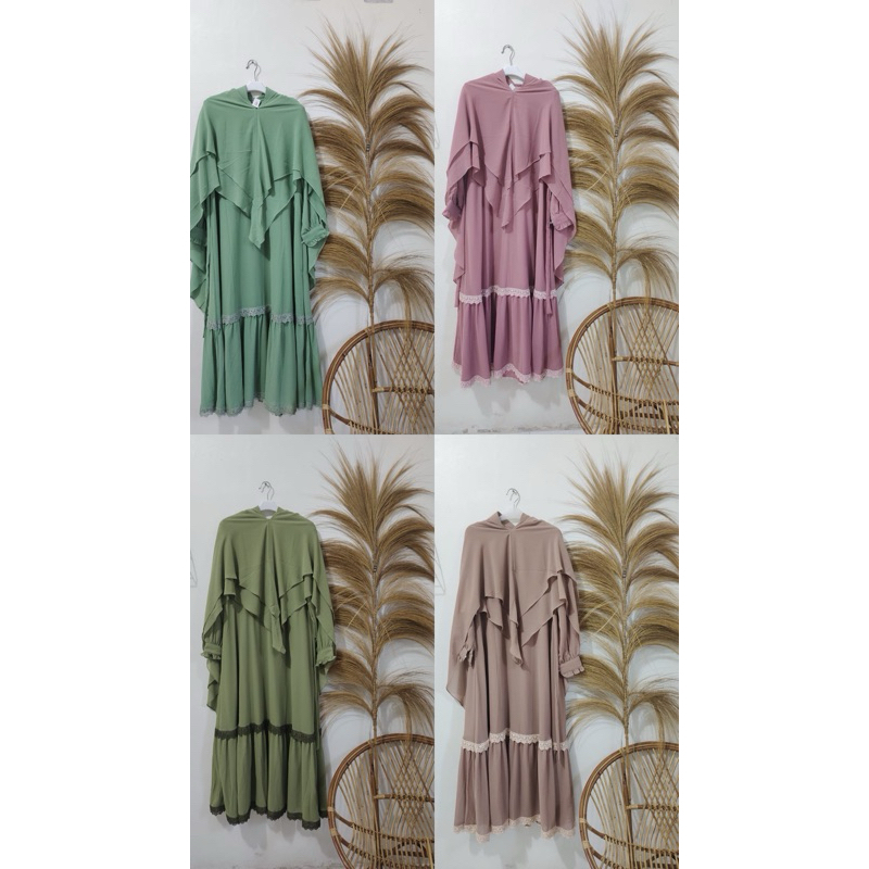 BAJU GAMIS/GAMIS WANITA/GAMIS SYAR'I/BAJU GAMIS CERUTY